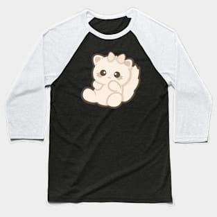 Adorable Pastel Kitty with Bow. Aesthetic Baseball T-Shirt